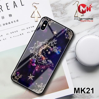 Ốp lưng kính cường lực in hình 3D cho iphone - MK21
