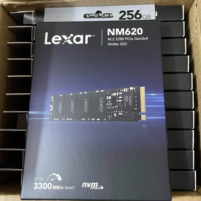 Ổ cứng SSD M2 PCIe Lexar NM620 256GB 512GB NVMe 2280 Gen 3x4- Bảo hành 3 năm
