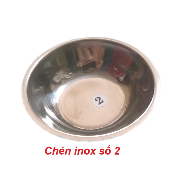 [Inox] Chén Inox Y Tế Cạn 9.5x2.5cm - Chén inox 304 dùng trong y tế (chén số 2)