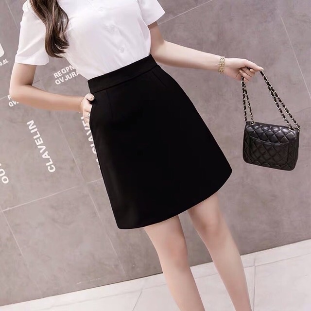 Chân váy chữ A dài 50cm trên gối M01 thời trang công sở 2023