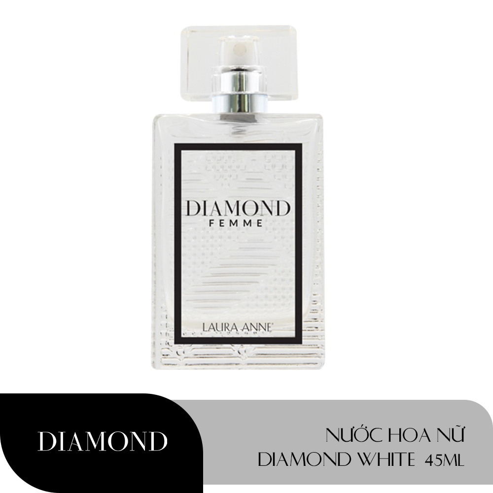 Nước Hoa Laura Anne Diamond Femme 45ml - White