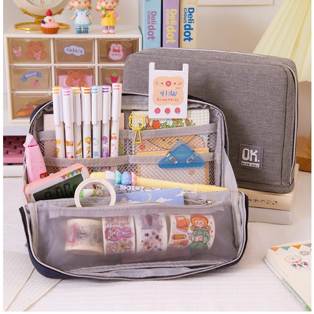 Hộp Đựng Bút Chống Thấm Nước Đa Năng Sức Chứa Lớn Cho Học Sinh