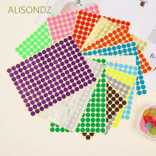 Nhãn Dán Trang Trí Hình Tròn Nhiều Màu Sắc
