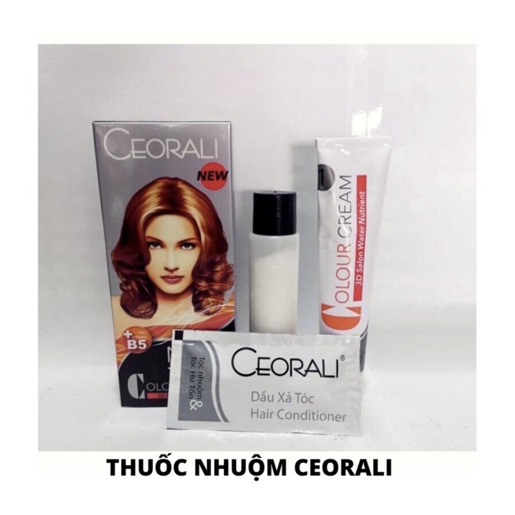 Thuốc Nhuộm Tóc Ceorali Bộ Có Oxi Trợ Nhuộm