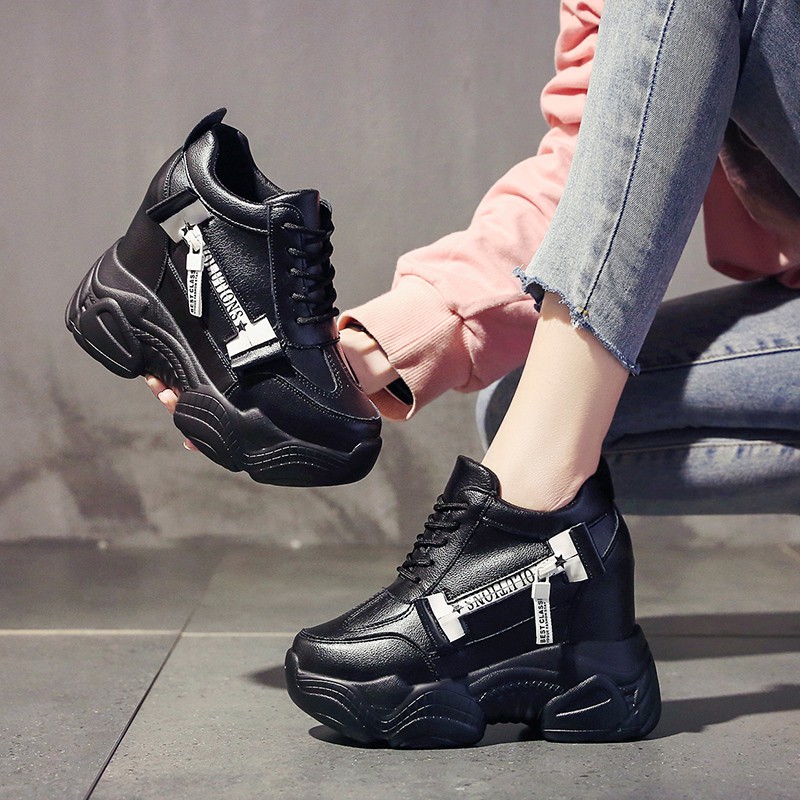 Giày bánh mì giày độn đế nữ 12cm_G44_TaTa Fashion