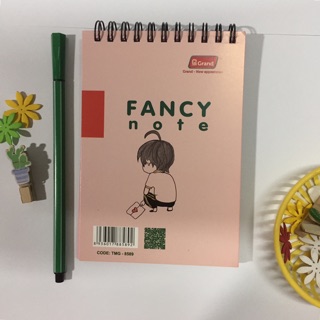 [19 Days] Sổ lò xo vẽ tay ruột nhiều màu không dòng kẻ A6 Kiến Nhất