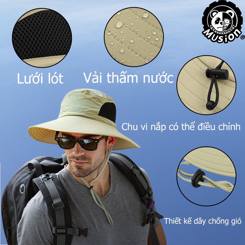 Mũ chống nắng Musion thời trang upf50+ chất lượng cao