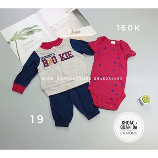 Set 3 món khoác bóng chày size 3-5kg