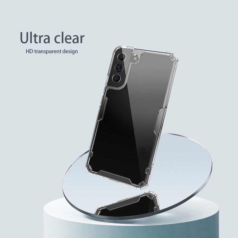 Ốp điện thoại Nillkin bằng TPU mềm trong suốt siêu mỏng chống sốc cho Samsung Galaxy S22 Plus / S22+
