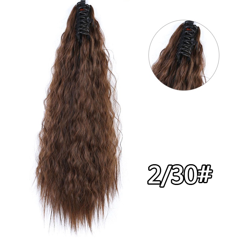 Tóc giả kẹp đuôi ngựa WIGSIN dạng xoăn dài thời trang dành cho nữ