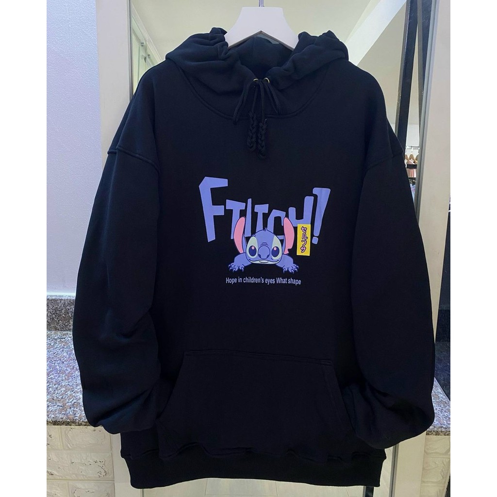 Áo Khoác Nỉ Hoodie F.T.I.C.H Form Rộng Nỉ Bông Mềm Mịn