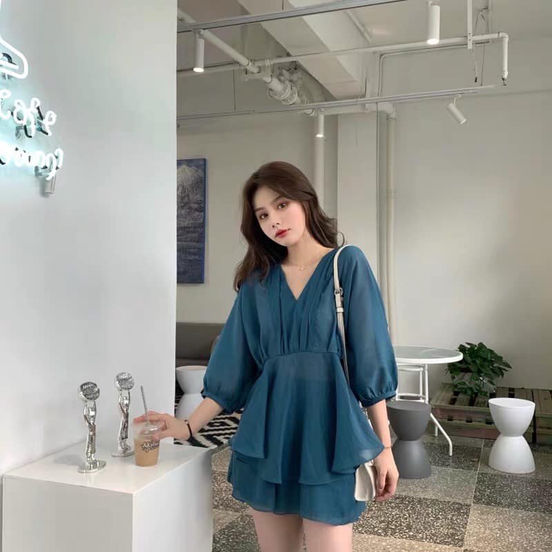 Set đũi dáng babydoll phong cách Ulzzang cực xinh