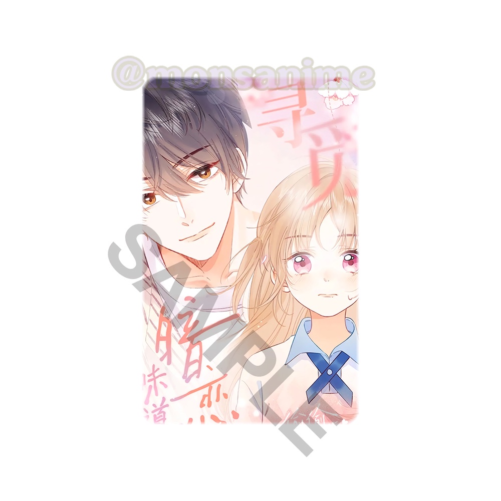 Ảnh card bo góc in hình VỤNG TRỘM KHÔNG THỂ GIẤU Tình Yêu Thầm Kín thẻ bo viền 5*8cm