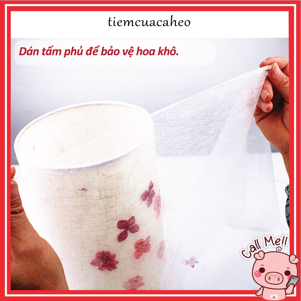 Đèn Hoa Khô Handmade DYI Bóng Led, Trang Trí Phòng Ngủ, Decor Bàn Làm Việc, Quà Tặng Người Yêu tiemcuacaheo