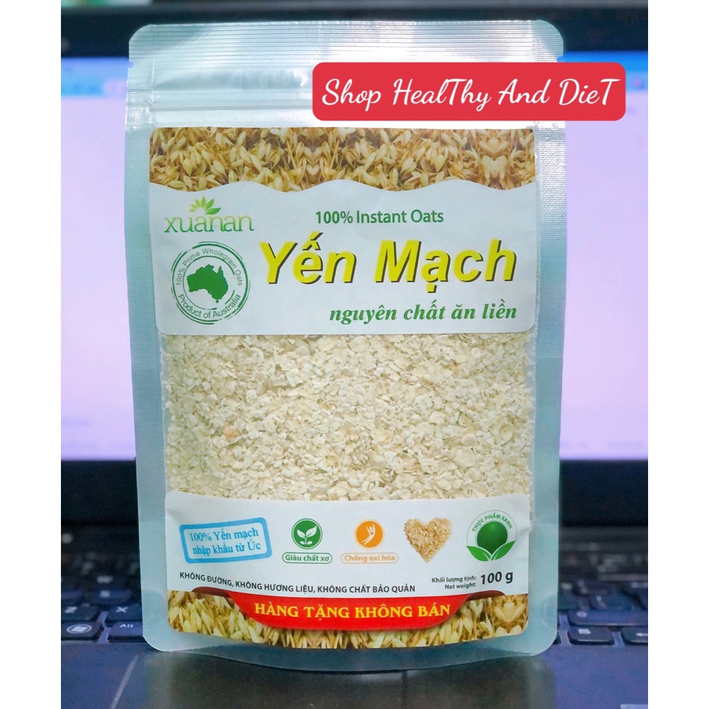 Yến Mạch Xuân An Nguyên Chất Ăn Liền Gói,Hộp 400gr - (Có Quà KM)