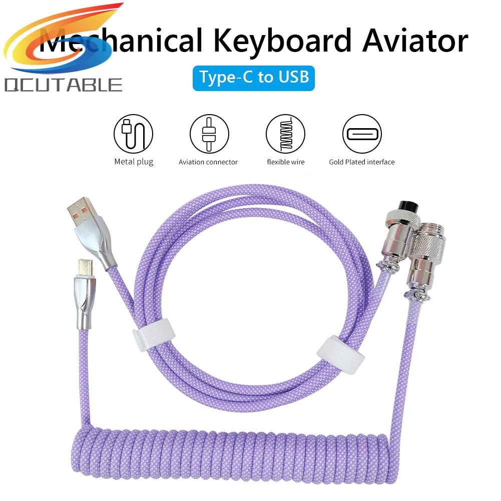 Dây Cáp USB-C Kết Nối Bàn Phím Cơ 2 Trong 1