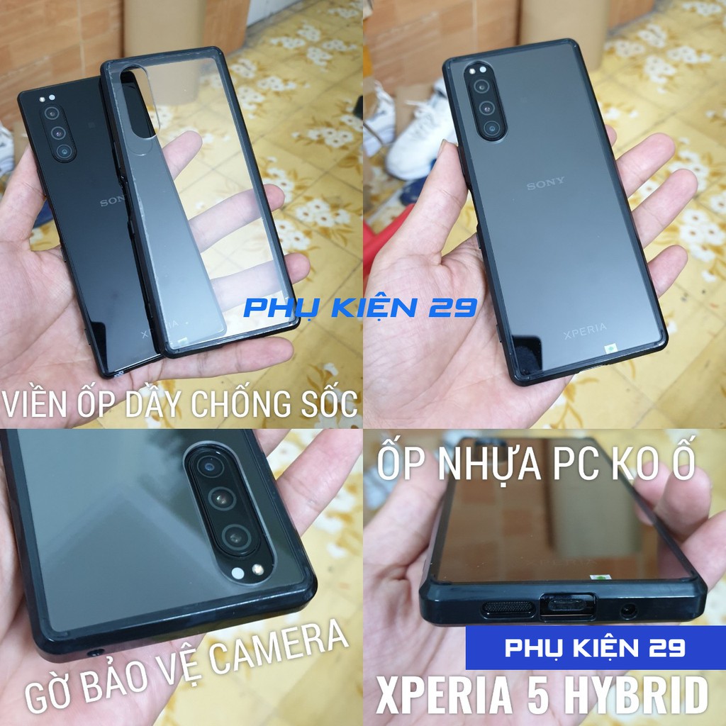 [SONY XPERIA 5] Ốp lưng chống sốc lưng trong Hybrid Air Case