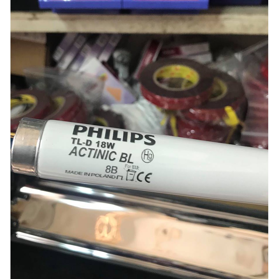 Đèn UV chuyên sấy keo UV dài 60cm 2 bóng Phillip cao cấp 36W - 220V Xiang BX-70A