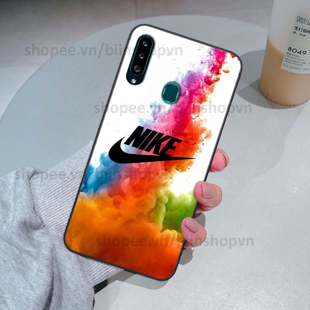 Ốp Samsung A20s in hình thương hiệu nhiều màu sắc thể thao cá tính thời trang