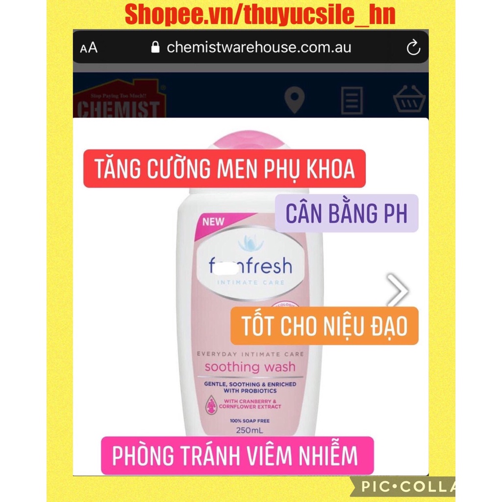 Dung dịch vệ sinh Fem Fresh Úc 250ml0