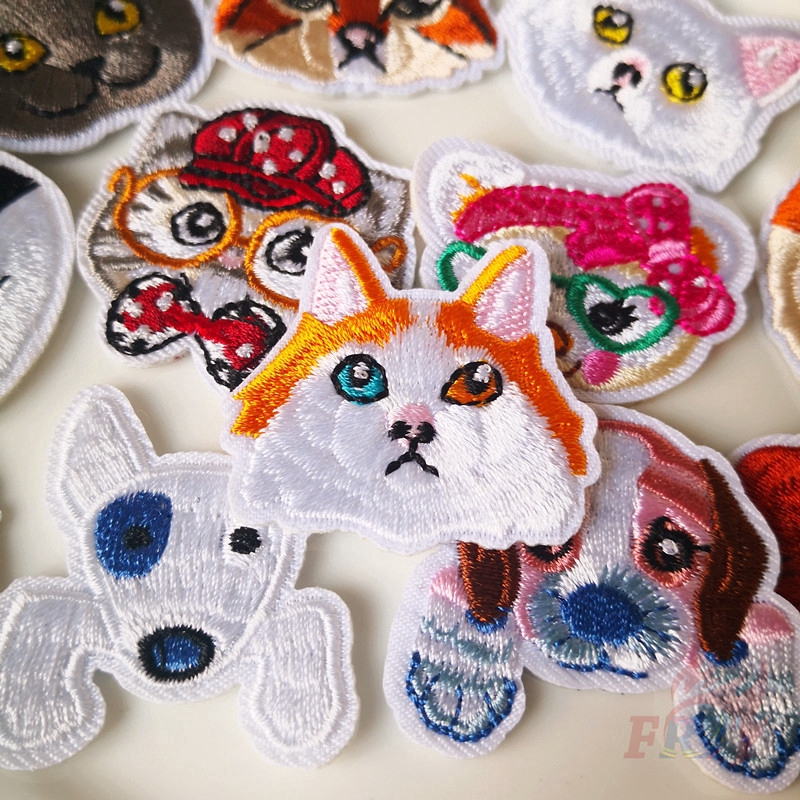 Miếng Vá Trang Trí Quần Áo Hình Động Vật Đáng Yêu Kiểu Từ 01 Đến 12