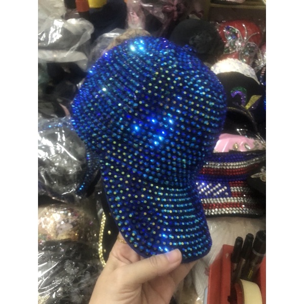 Nón đính đá nguyên nón cao cấp