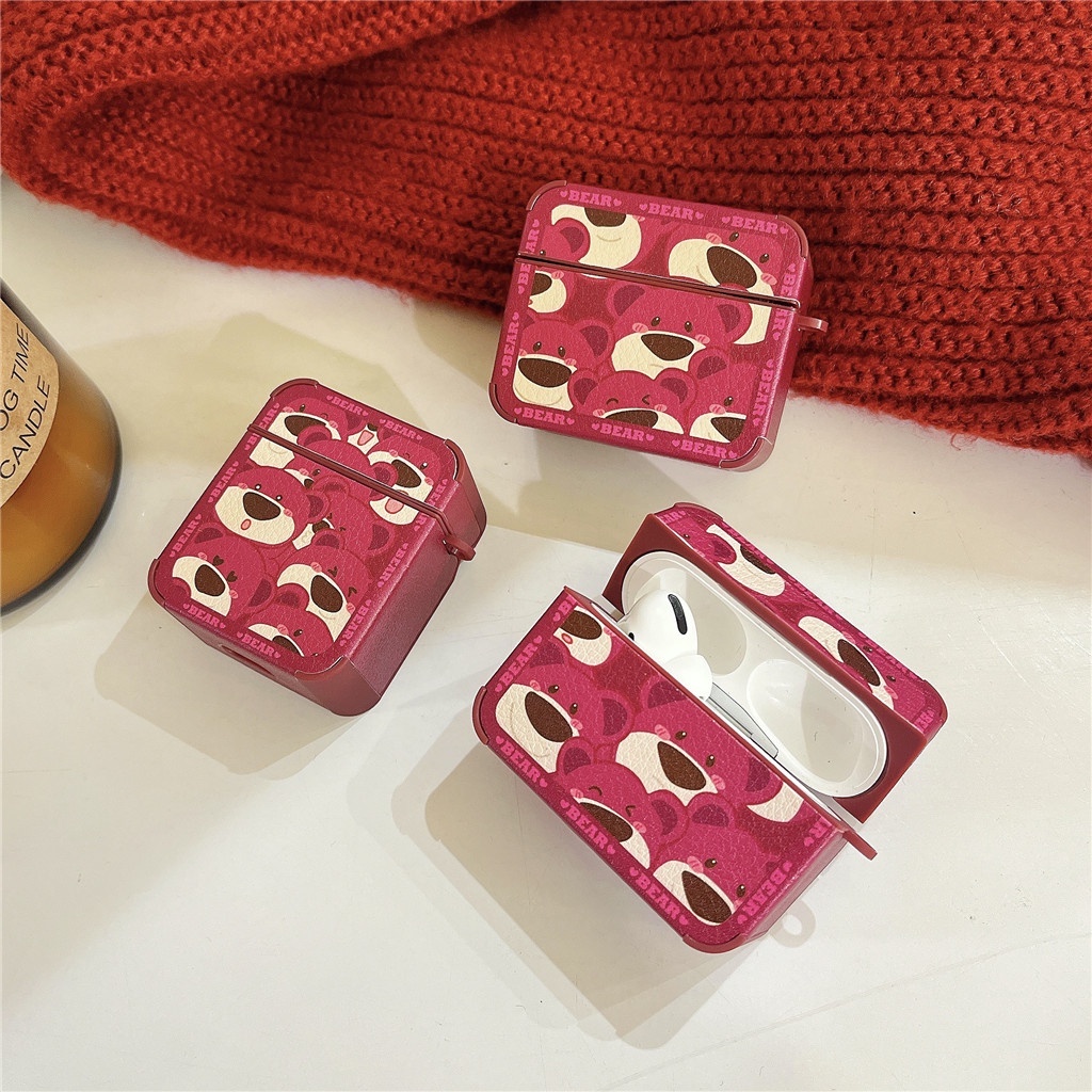 Vỏ Bảo Vệ Hộp Sạc Tai Nghe AirPods 1 2 3 Pro Không Dây Họa Tiết Hoạt Hình Dễ Thương Ốp