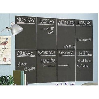 Decal làm bảng dán tường màu đen 2m x 60cm