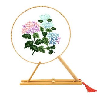 Set 3 Quạt lụa luyện tập thêu sang trọng, quý phái