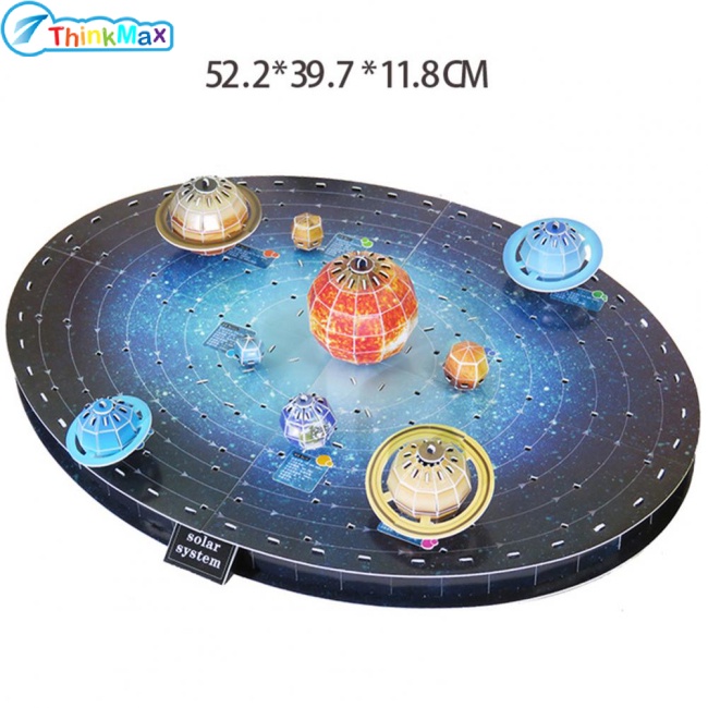 Mô hình lắp ráp THINKMAX tám hành tinh hệ mặt trời 3D bằng giấy