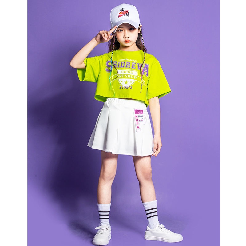 Bộ Quần Áo Biểu Diễn Hip Hop Thời Trang Cao Cấp Cho Bé Mẫu Giáo