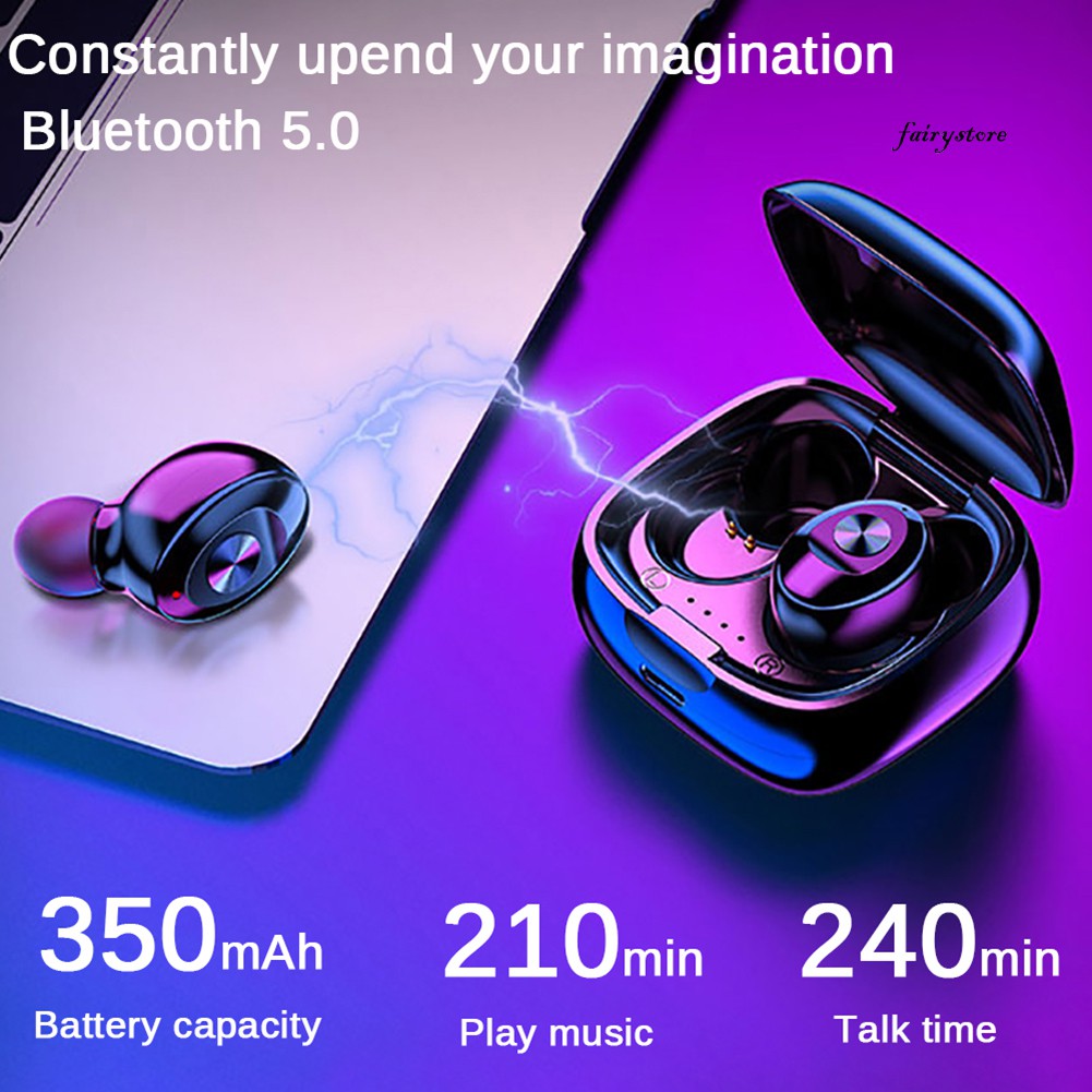 Tai Nghe Bluetooth 5.0 Hifi Fs + Xg12 Tws Kèm Mic Thoại