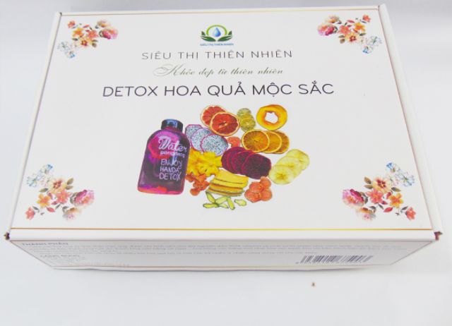 DETOX THẢO MỘC THIÊN NHIÊN MỘC SẮC - TẶNG KÈM TINH BỘT CÁM GẠO CAO CẤP