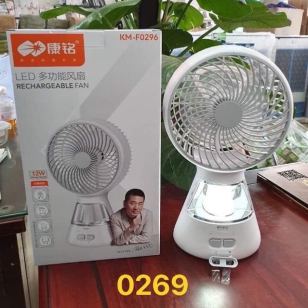 QUẠT TÍCH ĐIỆN ÔNG TÂY CÓ ĐÈN TO mã 0269