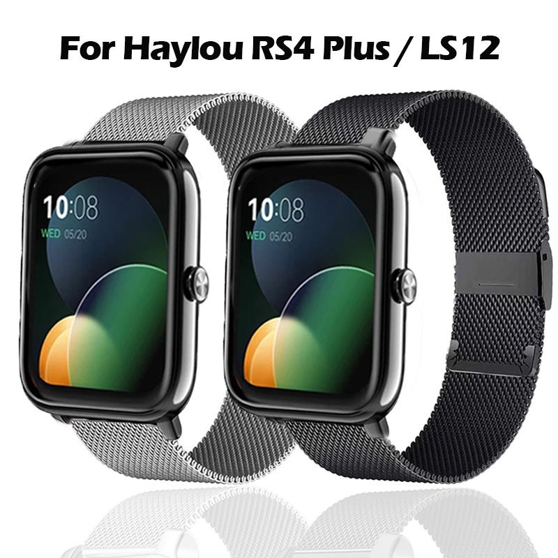 Dây Đeo Inox Cho Đồng Hồ Haylou RS4 Plus Haylou RS4 LS12