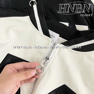 (Ảnh thật - có sẵn) Áo khoác da bomber GRAY QCCC