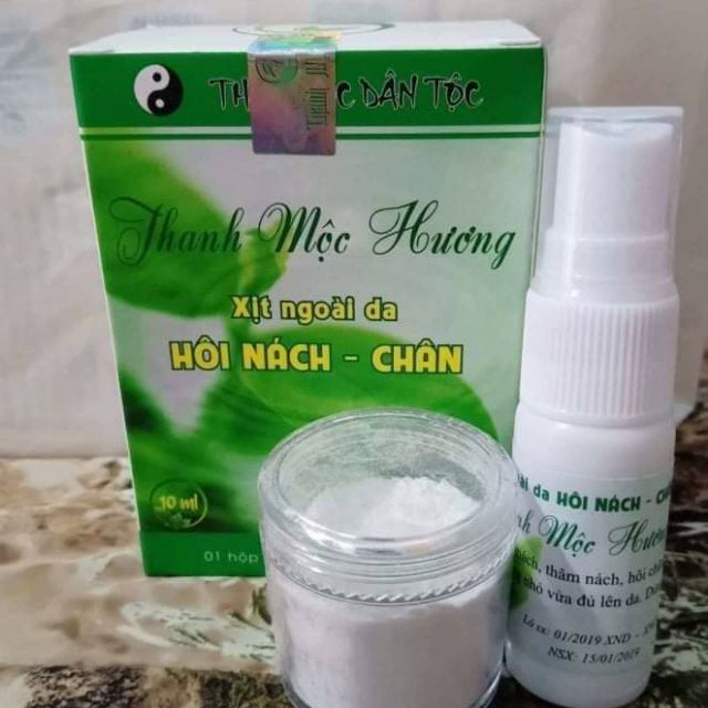 Thảo dược trị hôi nách - hôi chân thanh mộc hương