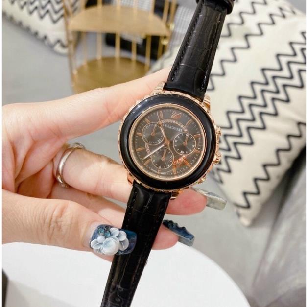 Đồng hồ SWAROVSKI nữ dây da mặt kính chống xước -Jun31watch