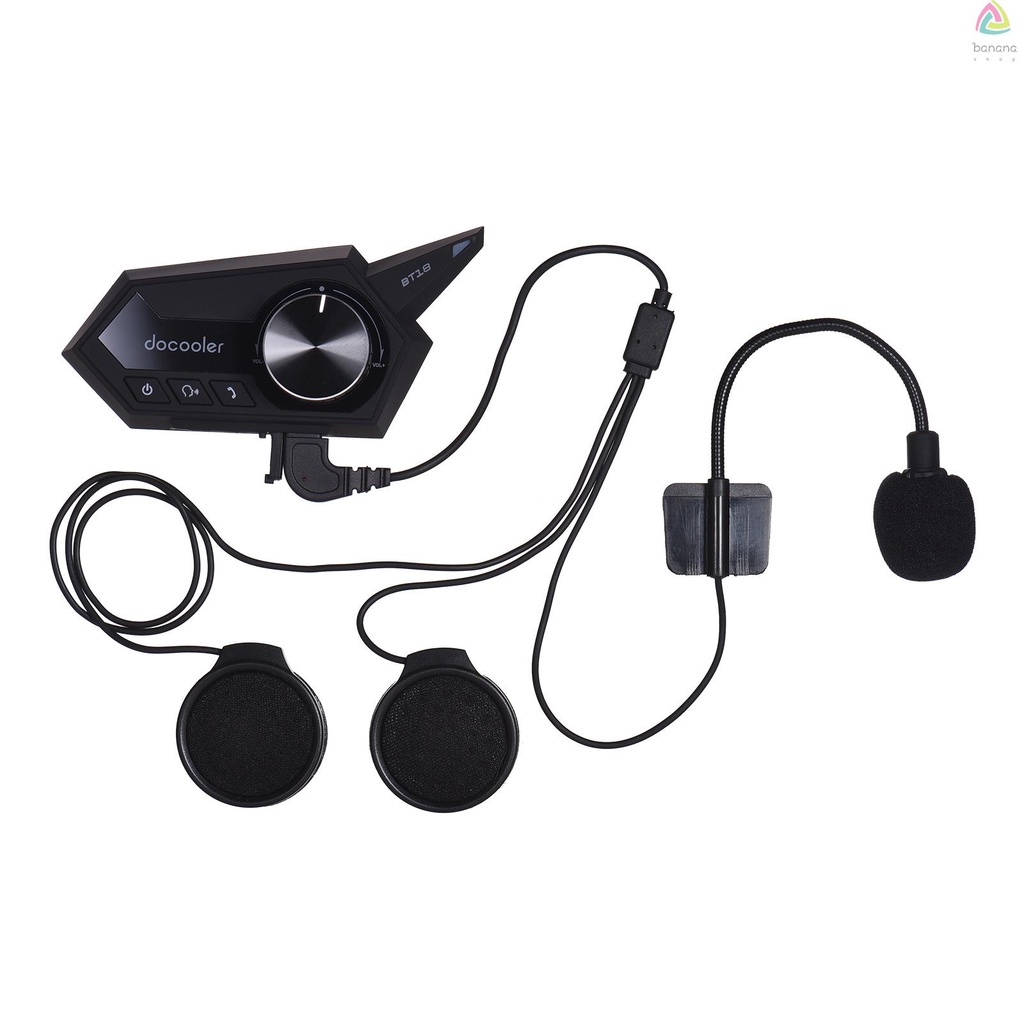 Tai nghe bluetooth 5.0 không dây gắn mũ bảo hiểm kèm micro