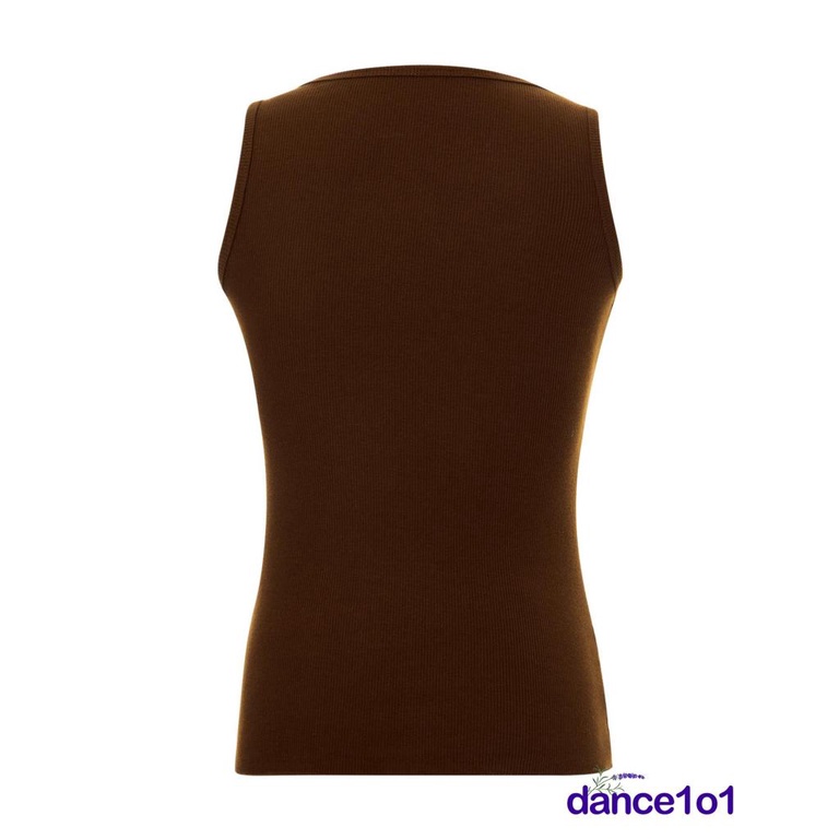 ✿Pl✩Áo Sát Nách Cổ Tròn Phong Cách Vintage y2k