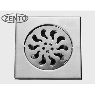 Phễu thoát sàn inox Zento TS151 - 15x15cm