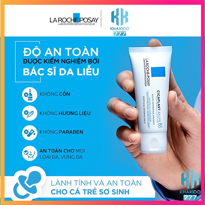 Kem dưỡng làm dịu, cân bằng độ ẩm, làm mát &amp; phục hồi da La Roche-Posay Cicaplast Baume B5 40ml-100ml