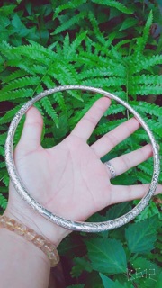 KIỀNG CỔ CHẠM RỒNG BẠC TA NGUYÊN CHẤt