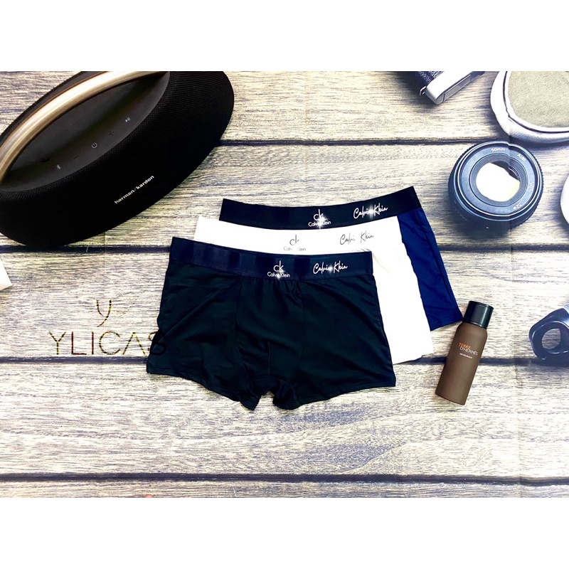 Quần boxer nam ck thun lạnh hàng xuất dư, co dãn thoải mãi 40-75kg