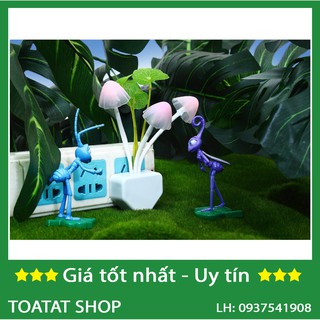 Bộ 10 Đèn ngủ hình nấm dễ thương, tiết kiệm điện