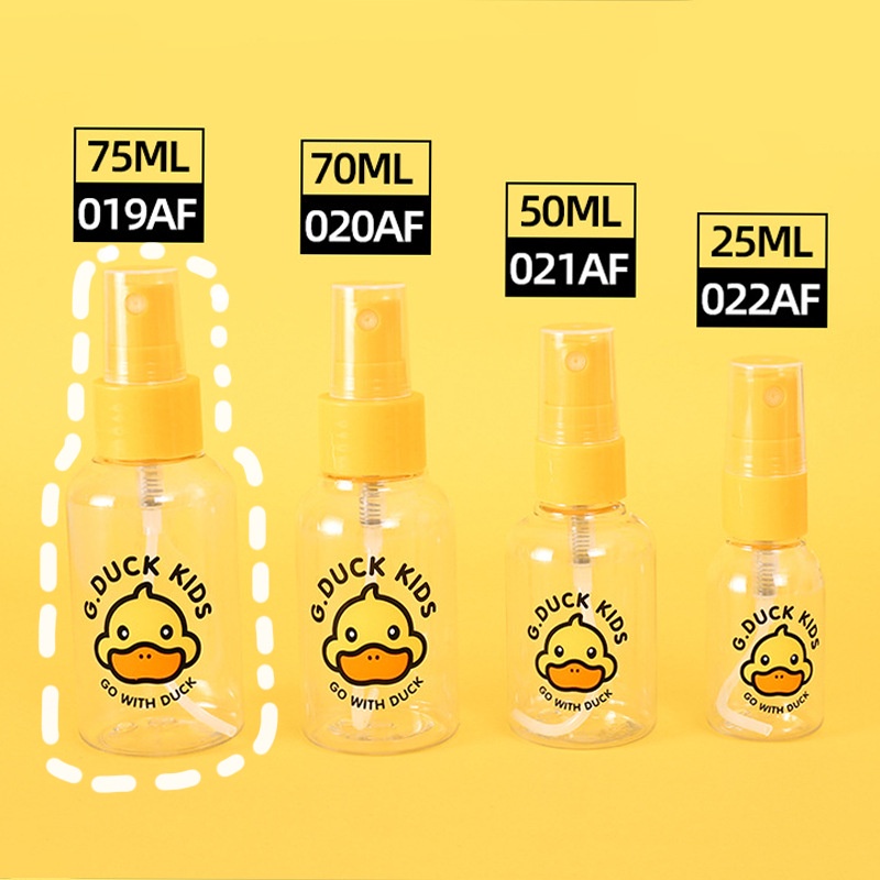 Chai rỗng xịt phun sương chiết cồn mang đi du lịch mini