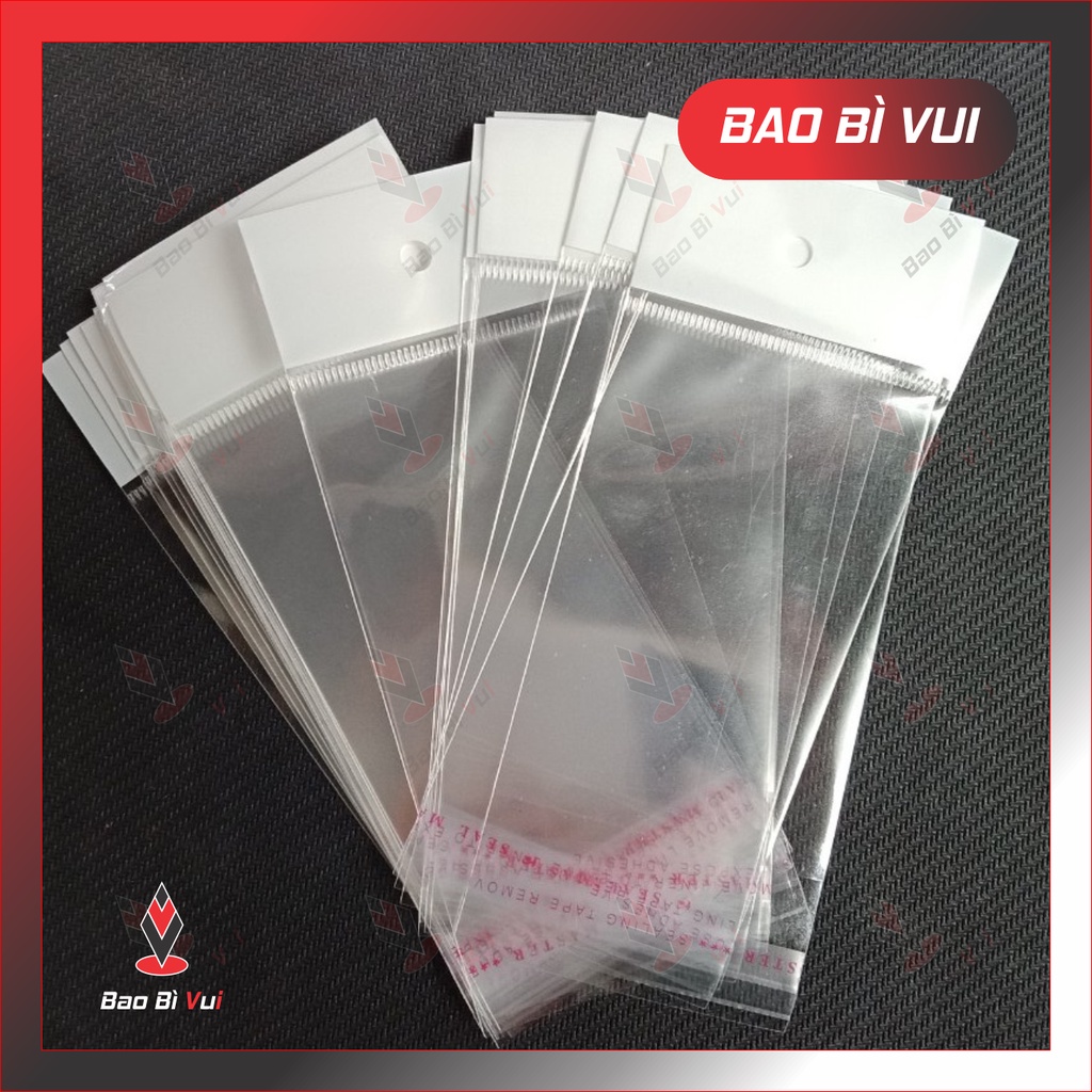 Túi OPP dán miệng có lỗ treo màng ngọc