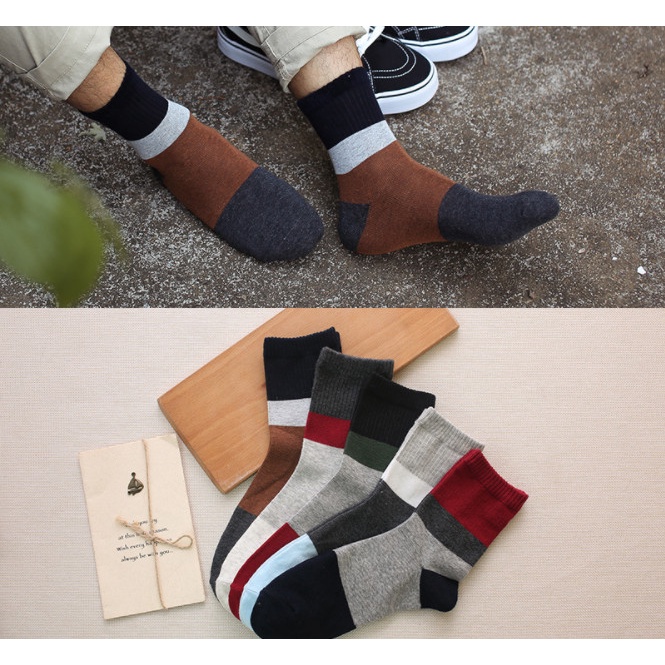 Vớ cotton Nam, Tất Nam công sở thấm hút mồ hôi và khử mùi rất hiệu quả. (COMBO)