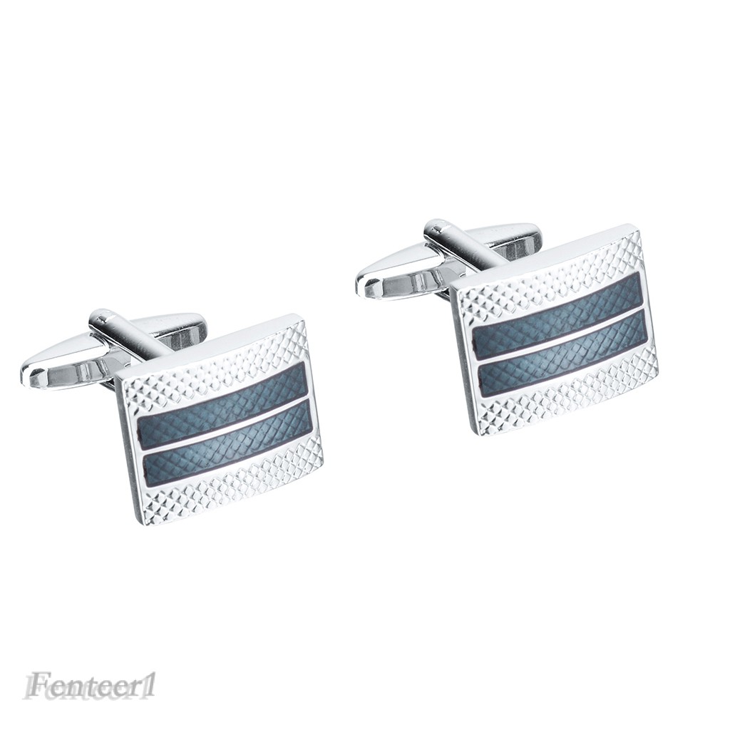 [Fenteer1] Khuy Măng Sét Hình Học Cổ Điển Độc Đáo Cho Đám Cưới Dành Cho Nam