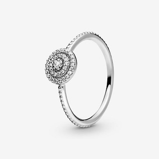 Rose Gold Silver Elegant Sparkle Ring